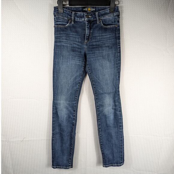 Lucky Brand 00/24 Hayden Women’s Jeans 29x29 Blue Denim Stretch Mid Rise Y2K - Picture 1 of 6